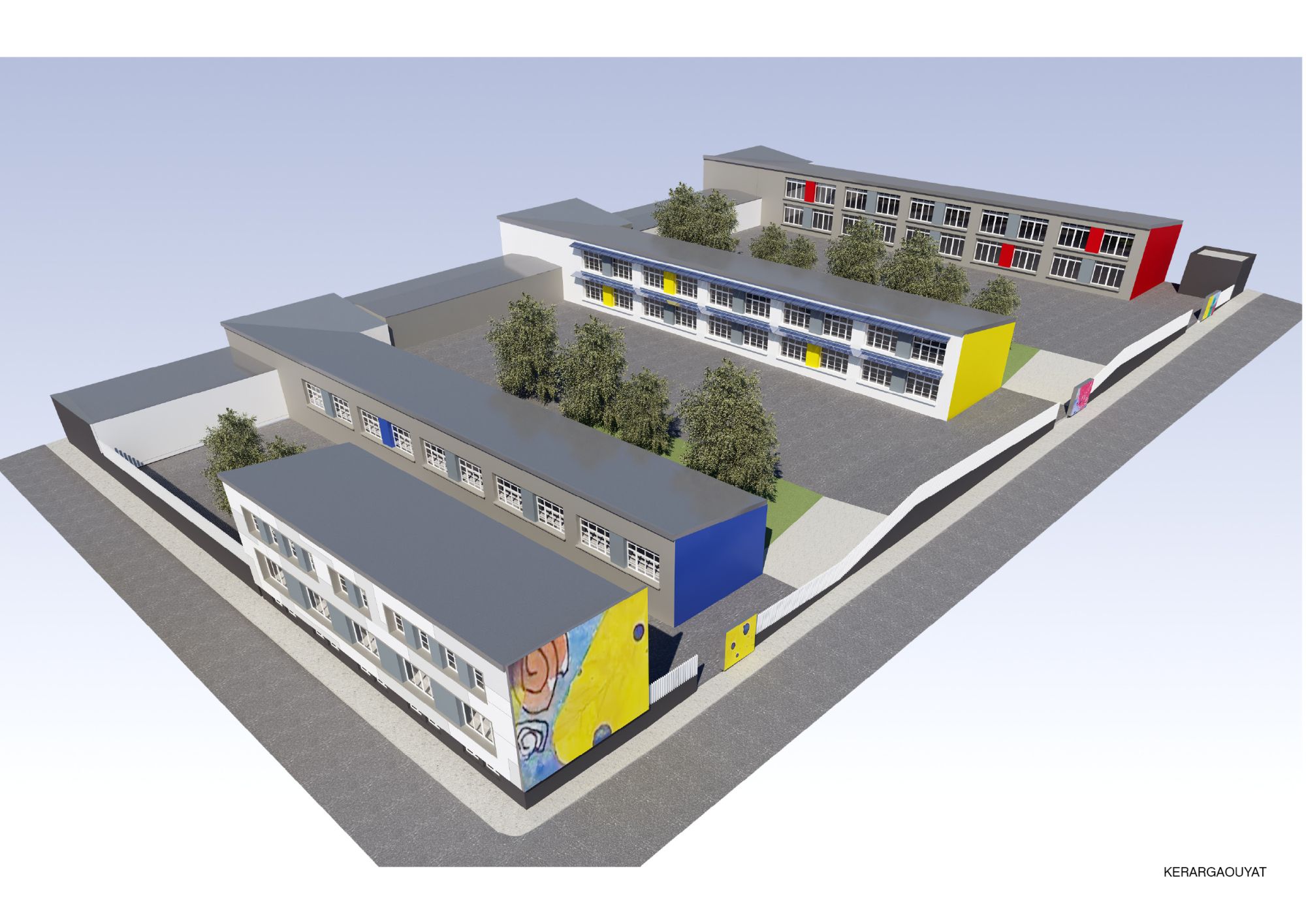 5 écoles - Kerargaouyat Brest - A3 Argouarch Architectes Associés