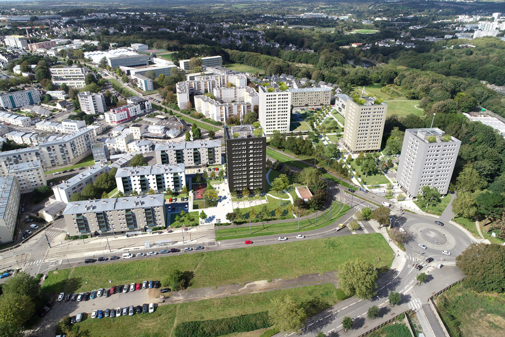 Queliverzan vue aérienne -a3argouarcharchitectes