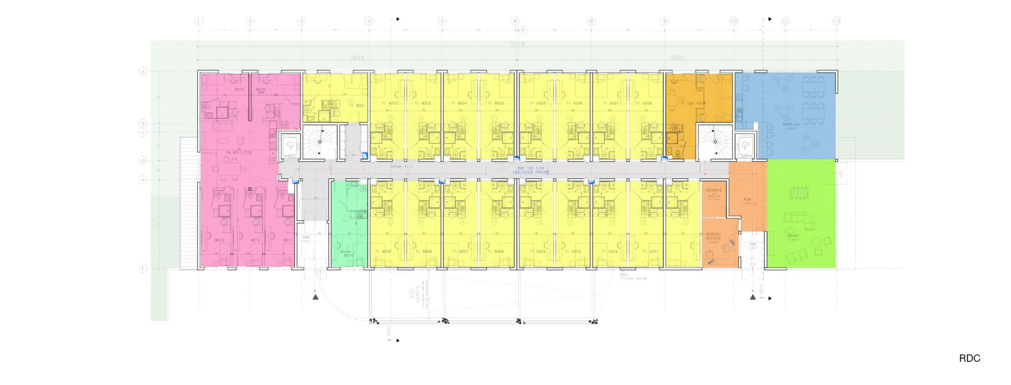 Résidence étudiante Kley Brest - A3 Argouarch architectes Assiciés3